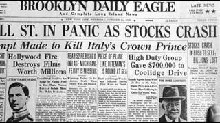 24th October 1929 Wall Street Crash begins on Black Thursday [upl. by Suoilenroc309]