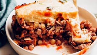 Easy Vegan Moussaka  Minimalist Baker Recipes [upl. by Walt]