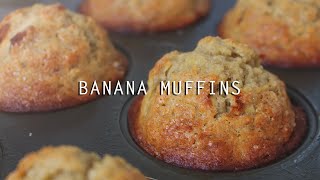 BEST Banana Muffins Recipe [upl. by Nuzzi]