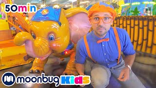 Learn Jungle Animals With Blippi  Blippi  Learning Videos For Kids  Education Show For Toddlers [upl. by Nonna]