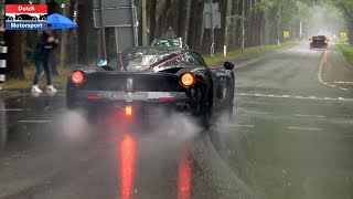 Ferrari LaFerrari Aperta  Powerslides amp Brutal Accelerations [upl. by Allwein]