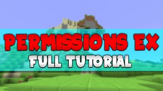 PermissionsEx  Full Minecraft Server Tutorial [upl. by Samuela]