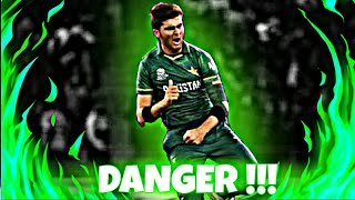 THE DANGER  SHAHEEN AFRIDI 🔥 • SHAHEEN AFRIDI ATTITUDE STATUS 😎 [upl. by Woll]