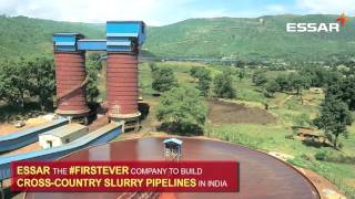 Firstever Slurry Pipeline in India  Built By Essar [upl. by Yecnuahc]