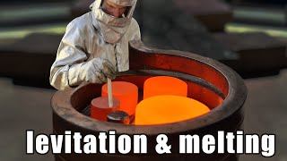 Induction Heating Melting and Levitation 4k [upl. by Sherilyn646]