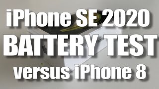 iPhone SE 2020 Battery Life Does it last longer than the iPhone 8 [upl. by Leasa]