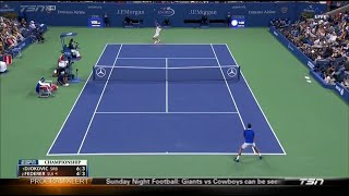 Djokovic vs Federer 2015 US Open Final Highlights HD [upl. by Eetsim]