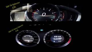 Volvo S60 T6 20L Polestar vs S60 T6 30L Heico Sportiv 0100 amp 100200 kmh [upl. by Tallula187]