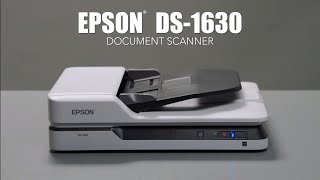 Epson DS1630 Document Scanner  Take the Tour [upl. by Pavkovic]