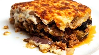 Greek HomeMade Moussaka Recipe [upl. by Hun]