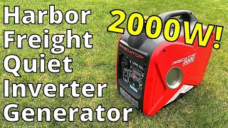 How Good Is The Harbor Freight Predator 2000w Super Quiet Inverter Generator  InDepth Review [upl. by Cela]