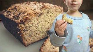 Bake Toujours Banana Bread with Almond Cinnamon Streusel [upl. by Hgielrahc797]