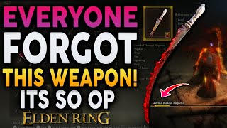 Elden Ring  EVERYONE Forgot About This OP Weapon Scavengers Curved Sword Location Guide [upl. by Suirauqram]