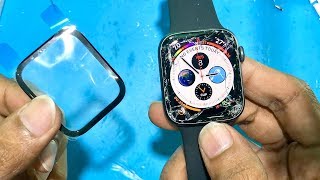 Apple Watch Series 4 glass replacement 44mm [upl. by Norreg]