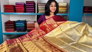 Pure Kanchipuram SareesTraditional amp Bridal Collection [upl. by Cathryn286]