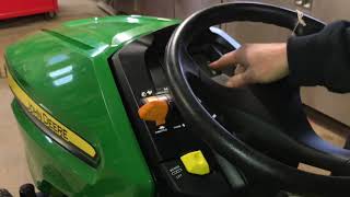 How to start and operate a John Deere X350 [upl. by Silva244]