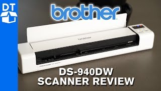 Brother DS940DW Portable Scanner Review  How To Use [upl. by Igic]