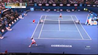 wawrinka vs Berdych aus open 2014 [upl. by Tennies]