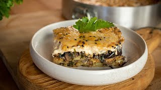 Veganes Moussaka Rezept [upl. by Ddahc529]