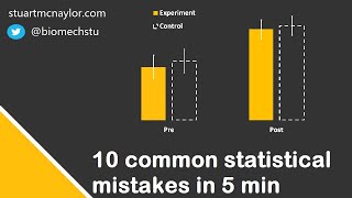 Ten Statistical Mistakes in 5 Min [upl. by Acemaj]