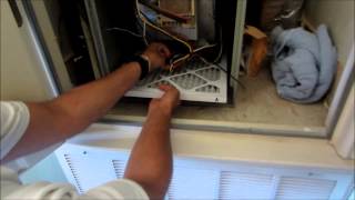 How To Replace Trane XE80 Furnace Air Filter Replacement Change DIY From Old To New [upl. by Dalt849]