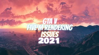 HOW TO 100 FIX GTA V FIVEM RENDERING ISSUES  July 2021 [upl. by Drarej999]