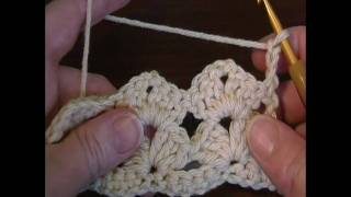 Simple Lacy Shell stitch [upl. by Godard]