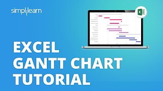 Gantt Chart Excel  Gantt Chart For Project Management  Gantt Chart Excel Tutorial  Simplilearn [upl. by Artimas]