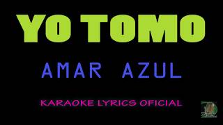 YO TOMO  AMAR AZUL  Ariel Aqueveque  Karaokes Chile TV Karaoke Oficial [upl. by Sudoeht]