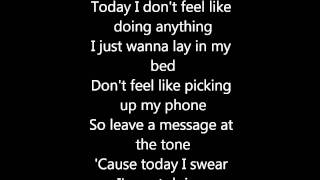 Bruno Mars  The lazy song  Lyrics [upl. by Yliak]