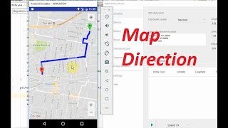 Android tutorial How to get directions between 2 points using Google Map API [upl. by Viviana708]