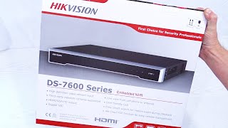 Hikvision NVR DS7616NII2 Unboxing Hard Disk Installation [upl. by Ljoka]