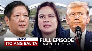 UNTV Ito Ang Balita Weekend Edition  March 1 2025 [upl. by Anyahs]