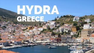 Beautiful HYDRA  Island in Greece  Cruise from Athens [upl. by Akelahs]