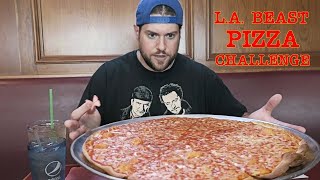 LA BEAST vs Pizza Challenge Pete amp Eldas  Neptune City New Jersey [upl. by Gillette]