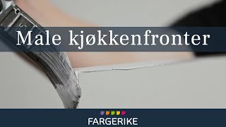 Male kjøkkenfronter  Gjør det selv [upl. by Zenas]