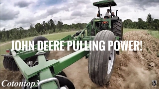 John Deere 5075e pulling a disk harrow [upl. by Yeltneb]