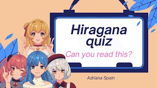 Hiragana reading quiz for beginnersCan you read this Part 4 [upl. by Eri]