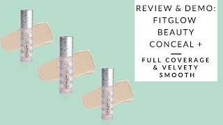 REVIEW amp DEMO FITGLOW BEAUTY CONCEAL  Integrity Botanicals [upl. by Ayana]