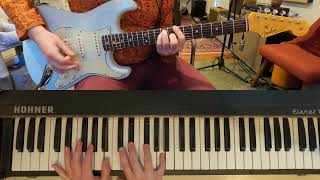 I Am The Walrus The Beatles Guitar and Hohner Pianet Cover [upl. by Kliment921]