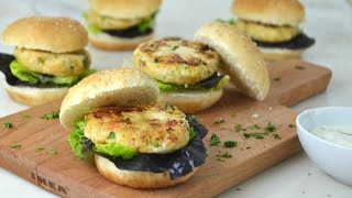 Hamburguesas caseras de pollo y verduras ¡Riquísimas [upl. by Yessak620]