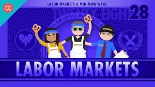 Labor Markets and Minimum Wage Crash Course Economics 28 [upl. by Notsirhc]