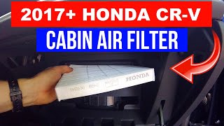 2017 Honda CRV Cabin Air Filter Replacement Jonny DIY [upl. by Bertsche887]