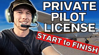 PRIVATE PILOT LICENSE 2024  Start to Finish  Full Process Explained flighttraining [upl. by Orvie]