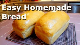 Homemade Bread for Beginners  Easy [upl. by Ehc]