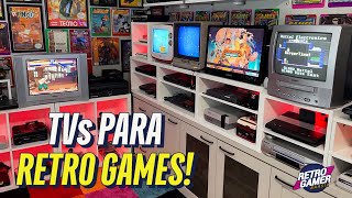 Qual a melhor TV para retro games Conheça minha Game Room [upl. by Bever]