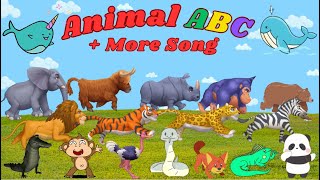 Animals ABC  Safari Animal Sounds Song A1TH325  More  Kids TV [upl. by Haras]