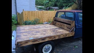 DIY Wood Truck Bed [upl. by Nuhsyar]