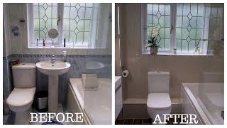 Small Bathroom Total MakeoverRenovation [upl. by Norvol]