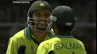 Shahid Afridi 100 on 36 balls Against India  Fastest Hundred [upl. by Ettelloc702]